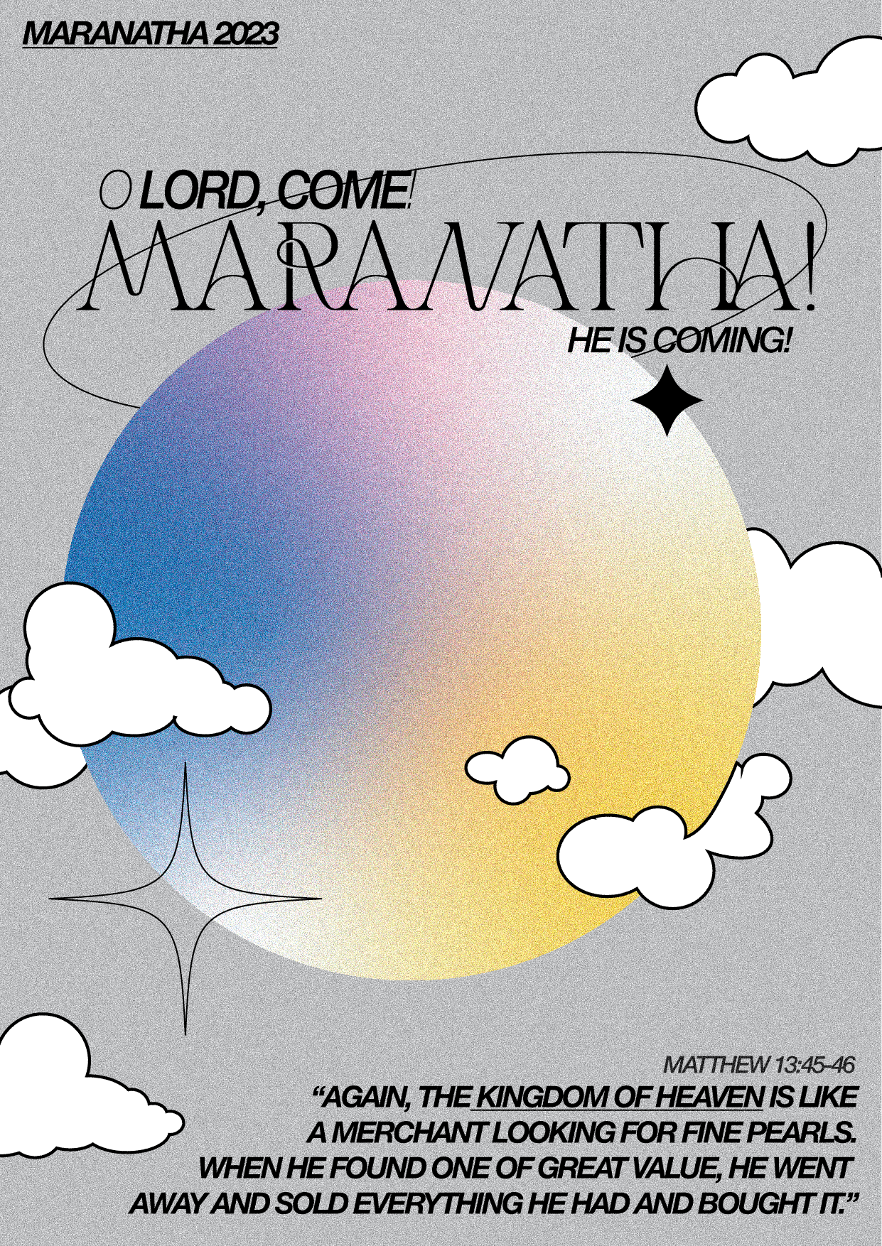 Poster Design (Maranatha)